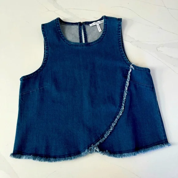 BCBG Generation Denim Top - Picture 1 of 8